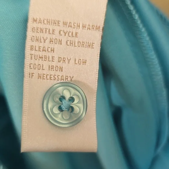 New EP Pro Women's Size 6 Golf Tennis Shorts Skirt Skort Aqua Blue Pockets Zip - Picture 11 of 11